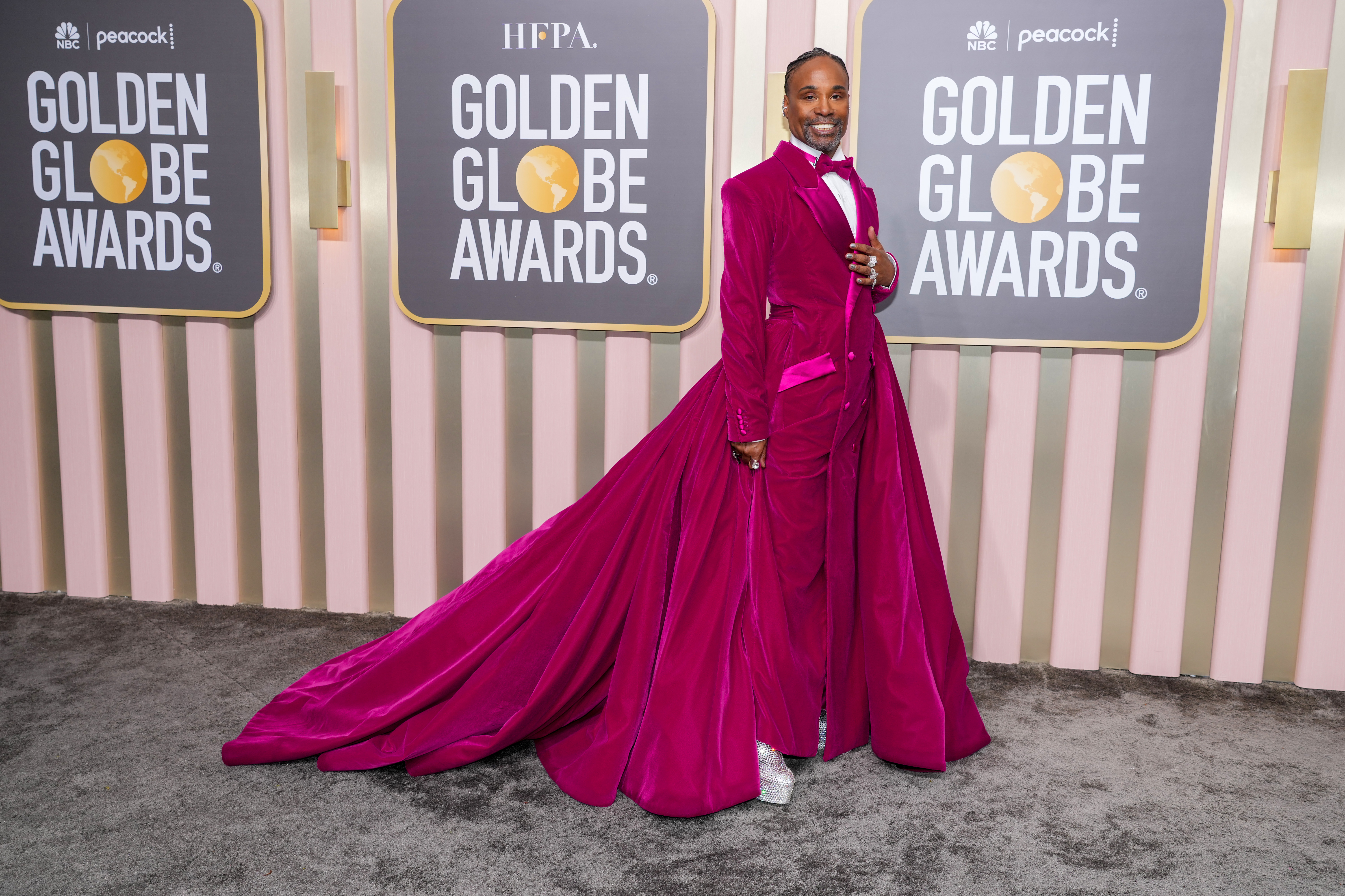 Billy Porter attends the 80th Annual Golden Globe Awards at The Beverly Hilton on Jan. 10, 2023, in Beverly Hills, California.