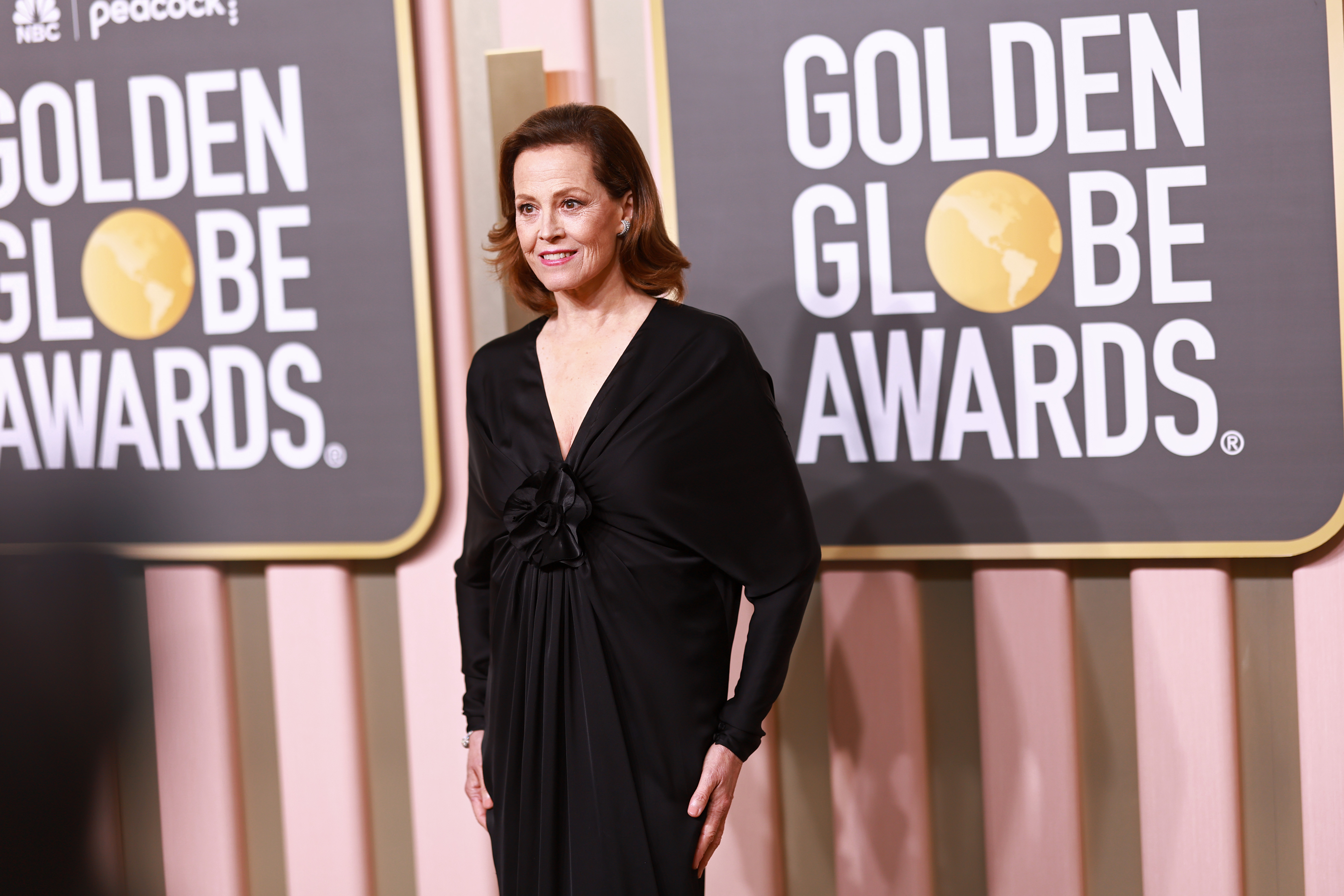 Sigourney Weaver attends the 80th Annual Golden Globe Awards at The Beverly Hilton on Jan. 10, 2023, in Beverly Hills, California.