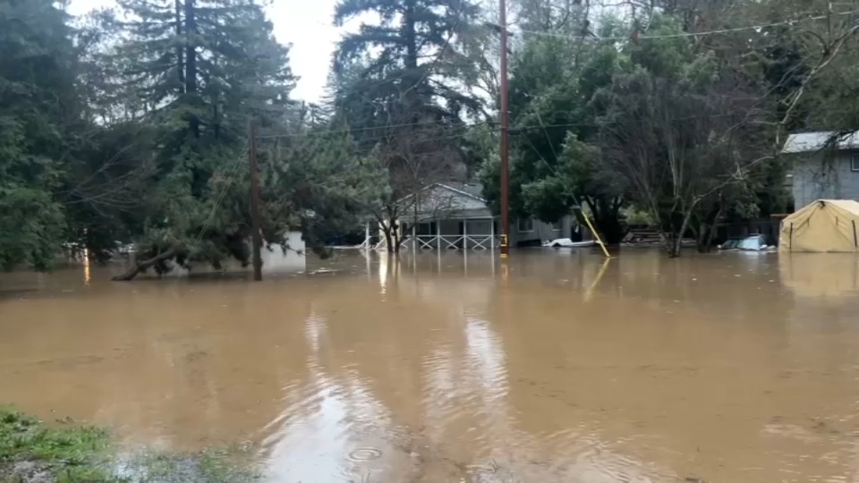 Evacuations Ordered in Parts of Santa Cruz County Landslide Closes Highway 17