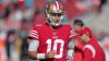 Jimmy Garoppolo Laments Unavailability After 49ers' QB Injuries Vs. Eagles