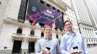 The New York Stock Exchange welcomes Ouster Inc. (NYSE: OUST), today, Friday, March 12, 2021, in celebration of its Initial Listing. To honor the occasion, Ouster CEO Angus Pacala, joined by Chris Taylor, Vice President, NYSE Listings and Services, rings The Opening Bell®.