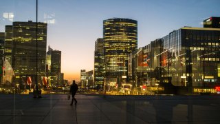 The La Defense business district of Paris, France, on Feb. 6, 2023.
