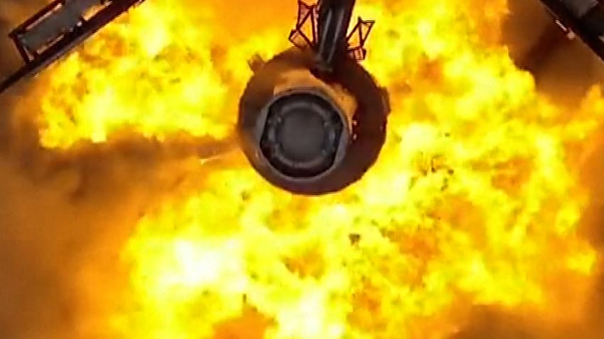Watch: New Footage Shows SpaceX's Historic Engine Test