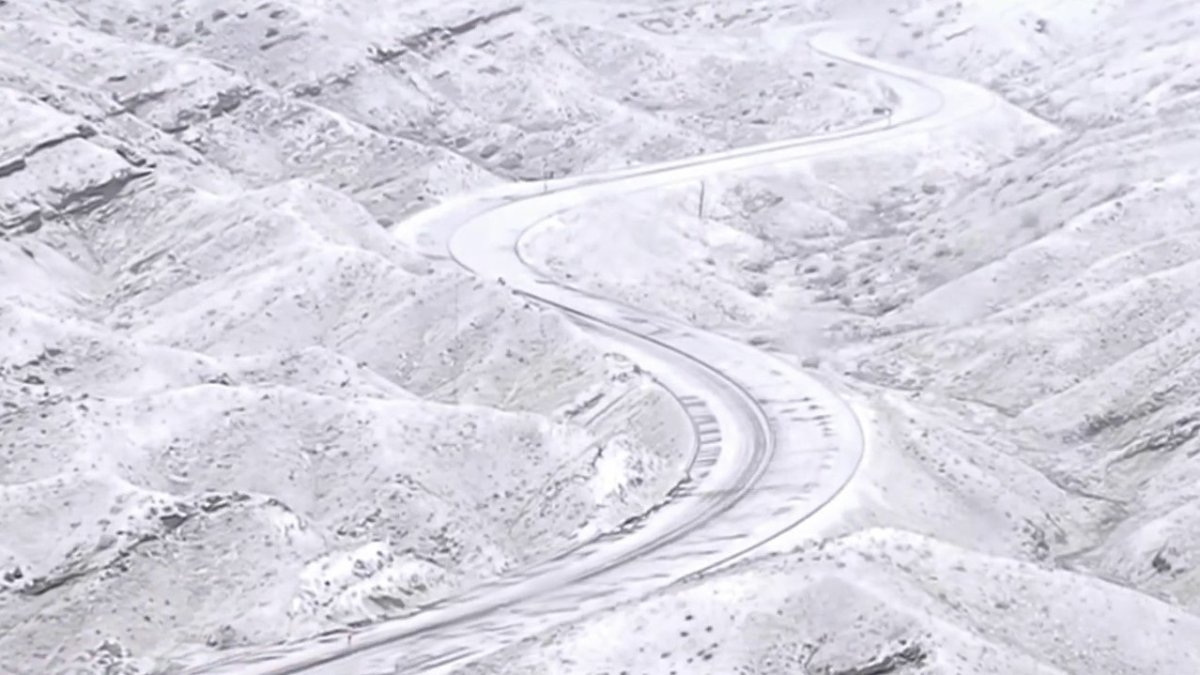 Watch: Cold Storm Blankets Hills Near Santa Clarita Valley With Snow – NBC Bay Area - Vimarsana News