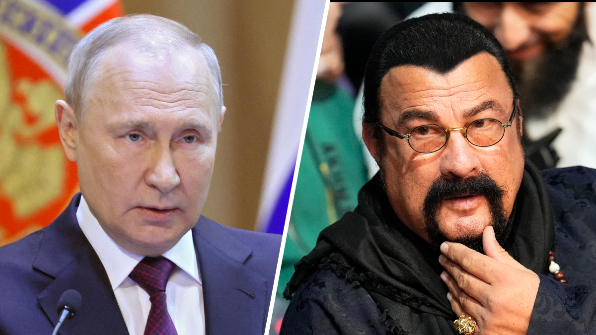 Vladimir Putin Gives Steven Seagal Russia's 'Order of Friendship' – NBC Los  Angeles