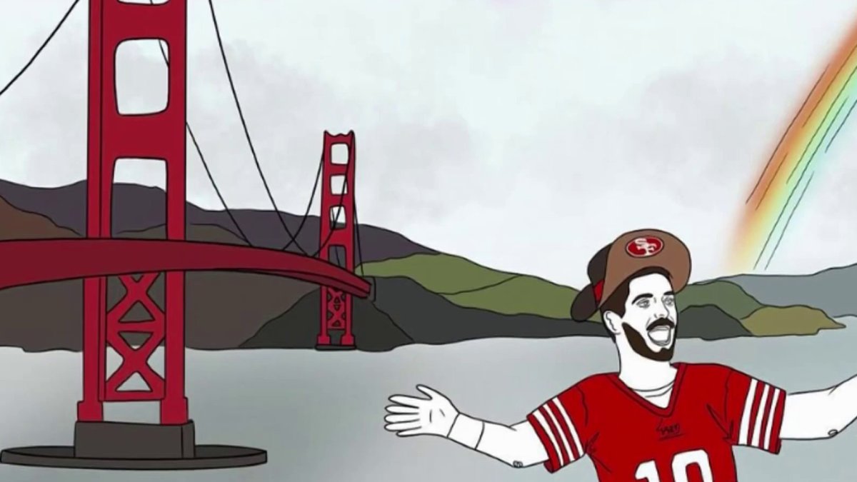 Woman Spends Over a Year Drawing Jimmy G – NBC Bay Area