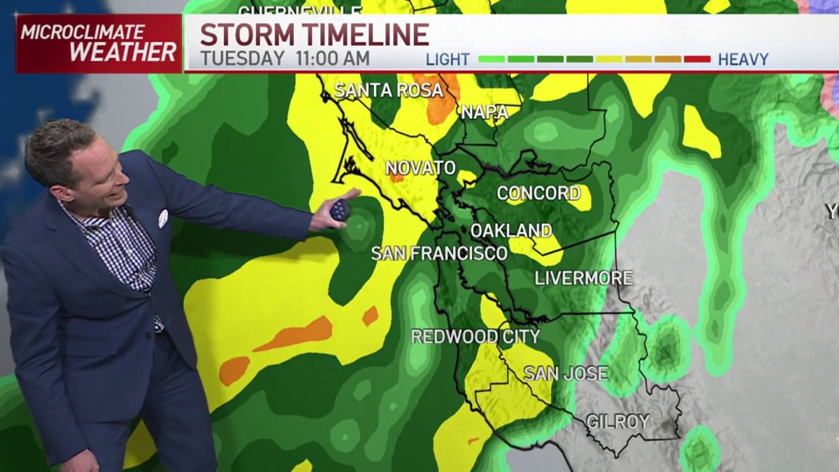 Jeff’s Forecast: Heavier Rain & Wind Returns – NBC Bay Area