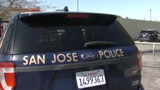 San Jose Police Department vehicle.