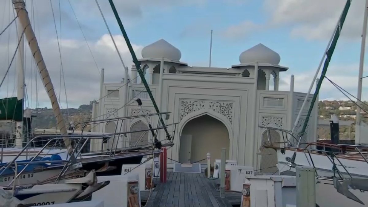 Iconic Taj Mahal Houseboat Sinking in Sausalito NBC Bay Area
