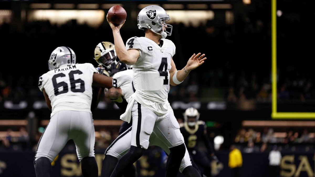 Report: Derek Carr to Meet With Jets, Panthers, Saints