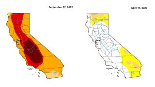 California drought maps.