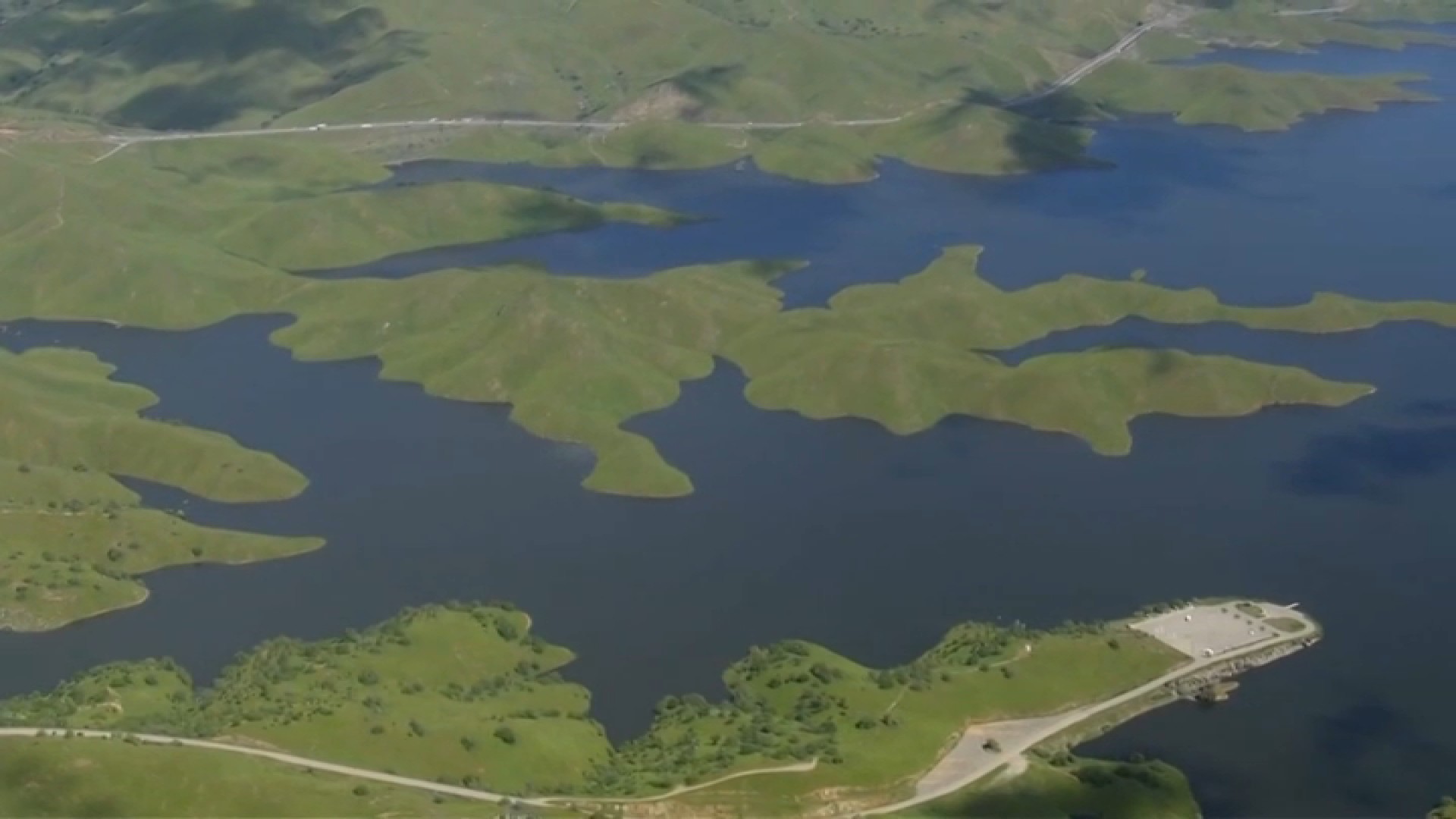 San Luis Reservoir Nearly Full Thanks to Wet Winter