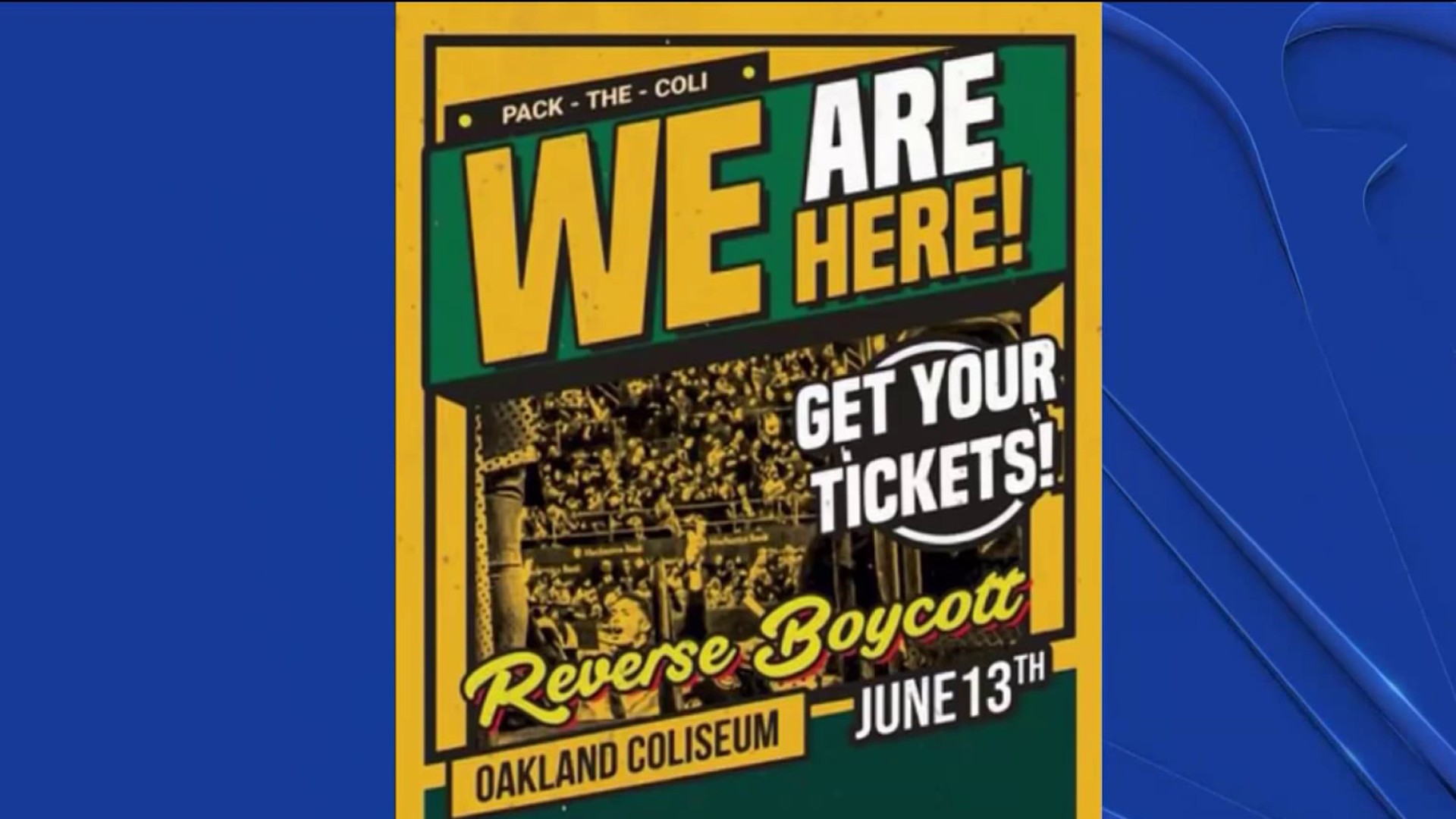 Oakland A's fans stage 'reverse boycott' at plans to move team to