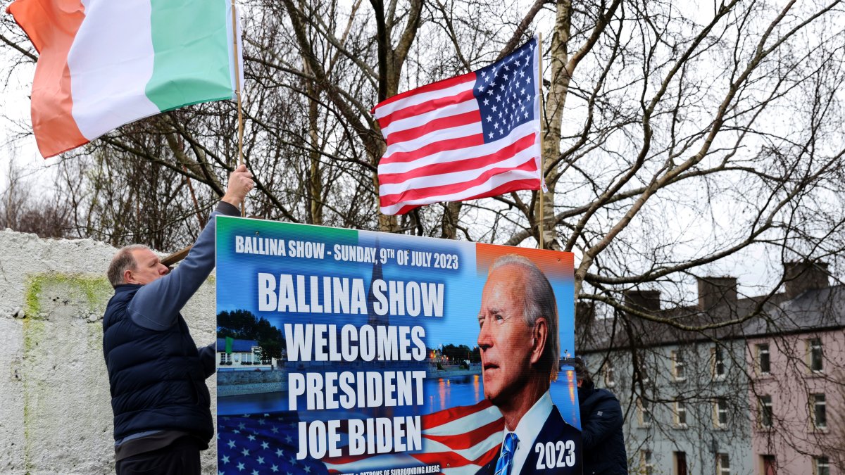 Biden's Ancestral Hometowns Prepare Warm Irish Welcome - Vimarsana News