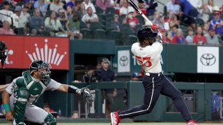 Adolis García has 3 homers, 2 doubles, 8 RBIs as Rangers rout A's