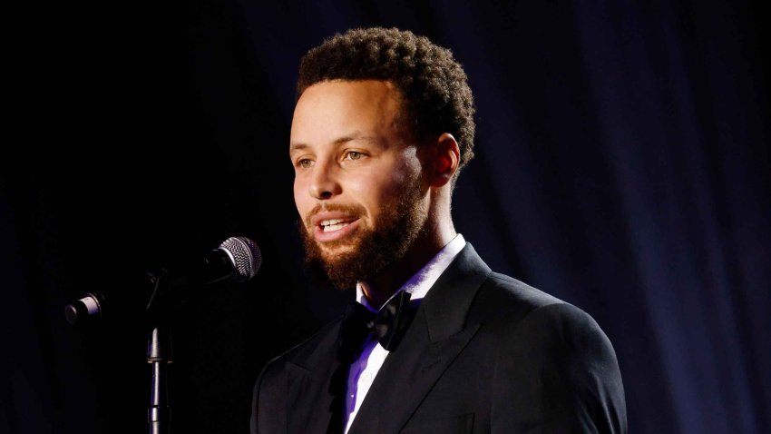 Sportsperson of the Year Honoree Stephen Curry speaks onstage during the 2022 Sports Illustrated Sportsperson of the Year Awards presented by Chase at The Regency Ballroom on December 08, 2022 in San Francisco, California.