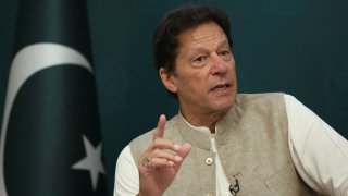 FILE PHOTO: Pakistan’s Prime Minister Imran Khan speaks during an interview with Reuters in Islamabad, Pakistan June 4, 2021.