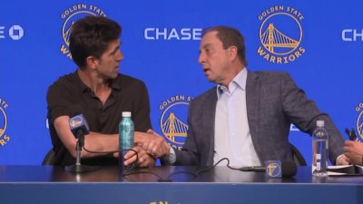 Watch: Warriors Owner Joe Lacob Discusses Bob Myers Stepping Down as Team's GM