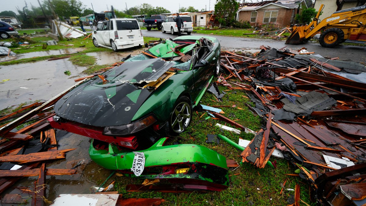 One dead after tornado strikes south Texas close to the Gulf coast