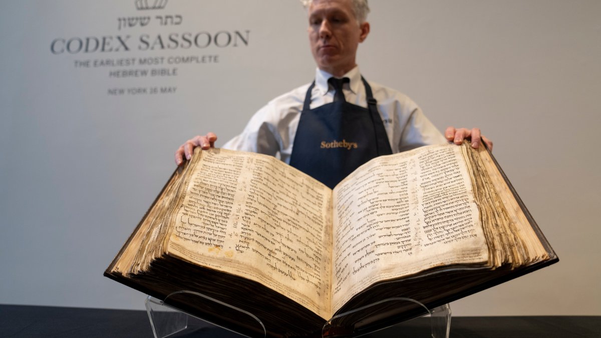 Ancient Hebrew Bible Sells for $38 Million at Sotheby's Auction – NBC Bay Area - Vimarsana News