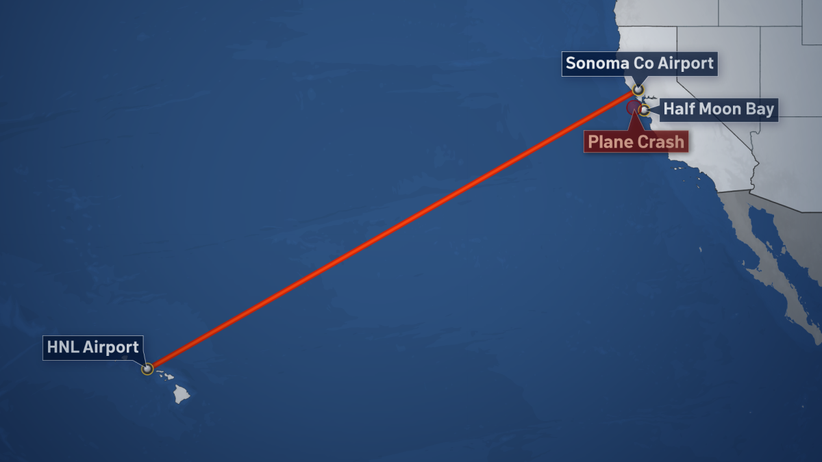 2 Dead After Plane Crashes Off Coast of Half Moon Bay NTSB NBC Bay Area
