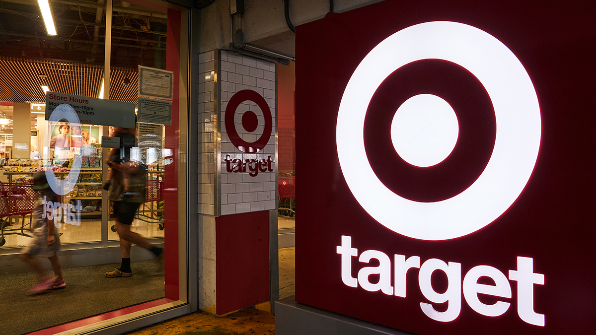 Target selling bathing suits with a section to 'tuck' private
