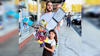Mitchell Monroe was shot and killed while driving in Oakland, police said. (May 9, 2023)