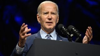 US President Joe Biden speaks during the League of Conservation Voters Annual Capital Dinner, at The Anthem in Washington, DC, on June 14, 2023.