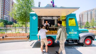Amazon’s HQ2 features some of the same quirks as its Seattle headquarters, like a community banana stand.