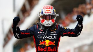 Race winner Max Verstappen of the Netherlands and Oracle Red Bull Racing celebrates in parc ferme during the F1 Grand Prix of Canada at Circuit Gilles Villeneuve on June 18, 2023 in Montreal, Quebec.