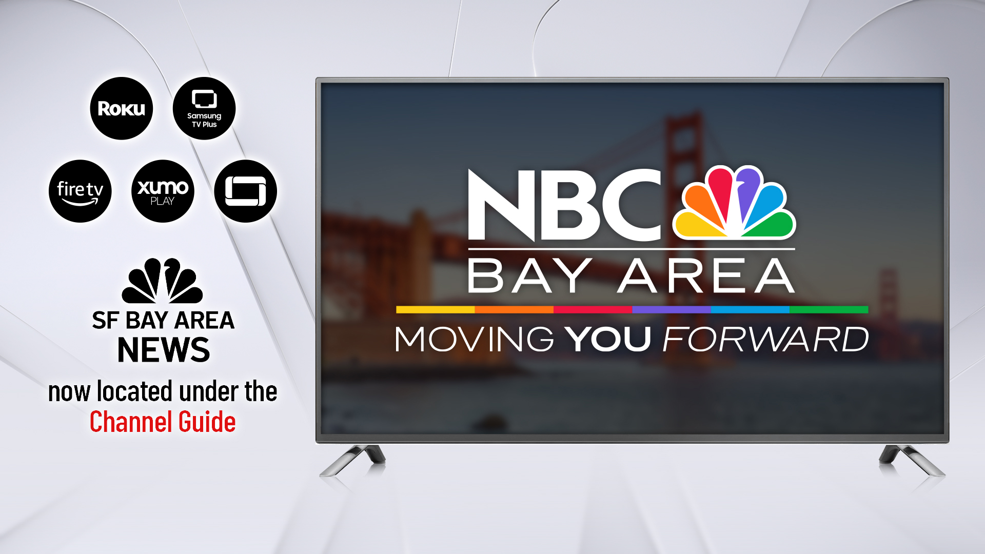How to Watch NBC Bay Area News and Live Events on Roku, Samsung TV Plus, Amazon Fire TV, Xumo Play and Google TV
