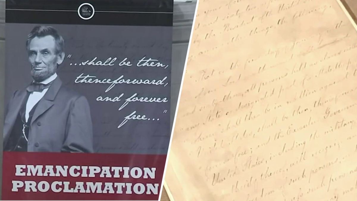Emancipation Proclamation Will Be Displayed in DC – NBC Bay Area - Vimarsana News