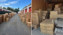 Police found multiple storage units filled with boxes of illegal fireworks in their investigation of a fire at a Public Storage in San Jose. (June 30, 2023)