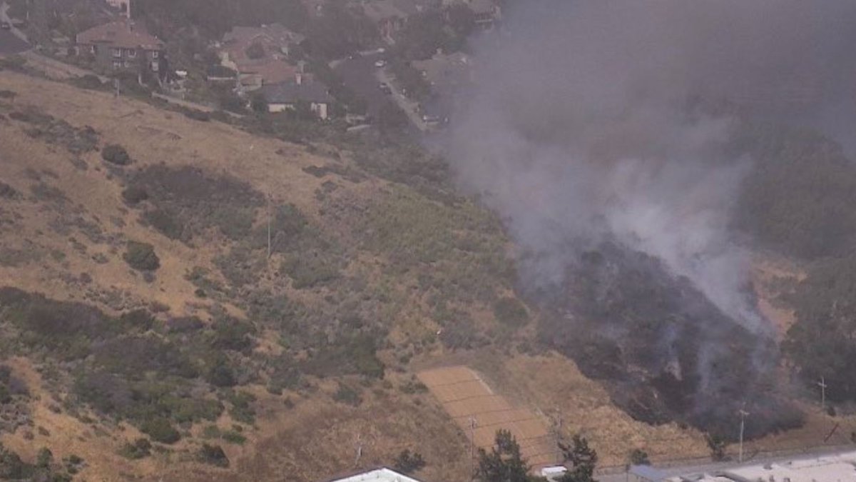 Fire in Brisbane area NBC Bay Area