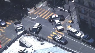 Police activity in San Francisco’s Tenderloin. (July 18, 2023)