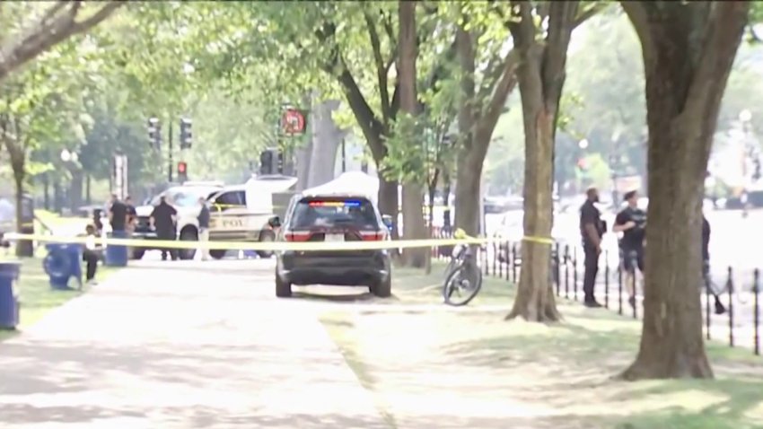 The crash happened shortly before 1:30 p.m. Wednesday in the 1700 block of Constitution Avenue NW, next to the Ellipse and near the National Mall.