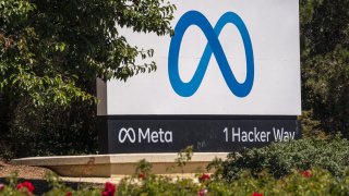 Meta headquarters in Menlo Park, California, US, on Thursday, July 21, 2022.