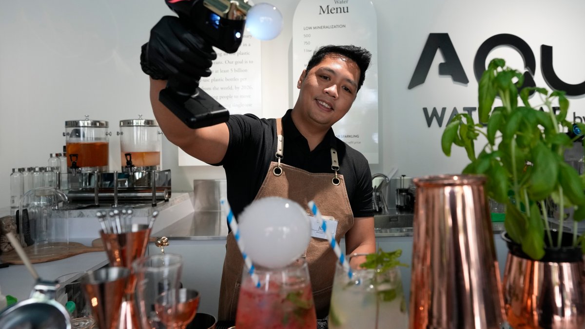 Dubai’s first ‘gourmet water’ bar serves up to 30 different types of
