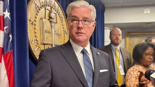 Alabama Senate President Pro Tem Greg Reed speaks with reporters about proposals to draw new congressional district lines on Thursday, July 20, 2023 at the Alabama Statehouse in Montgomery, Ala. Alabama lawmakers face a July 21 deadline to draw new congressional lines after the U.S. Supreme Court in June upheld a finding that the current state map— with one majority-Black district out of seven in a state that is 27% Black — likely violates the federal Voting Rights Act.