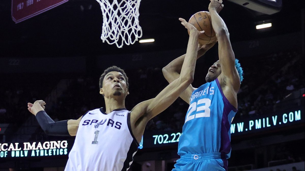 Postorized WATCH: Spurs’ Victor Wembanyama gets posterized in NBA summer league ...