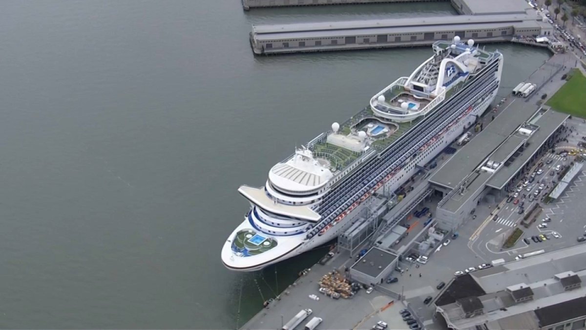 Ruby Princess cruise ship remains in San Francisco port after hitting