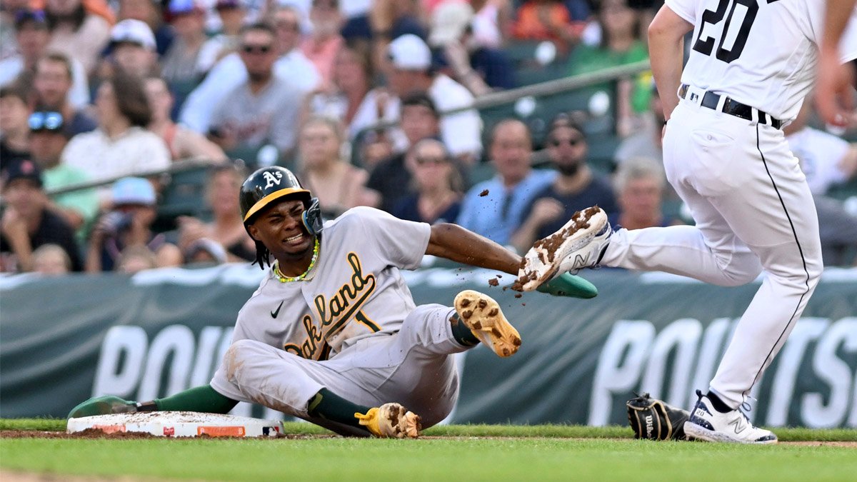 Athletics place Esteury Ruiz on injured list with right shoulder injury – NBC Bay Area - Vimarsana News