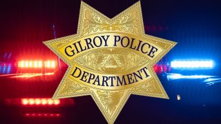 The Gilroy Police Department logo, Gilroy XXX, California. (Gilroy Police Department via Bay City News)