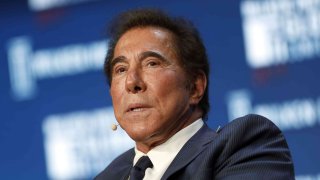 Billionaire Steve Wynn, chairman and chief executive officer of Wynn Resorts Ltd., speaks during the Milken Institute Global Conference in Beverly Hills, California, U.S., on Wednesday, May 3, 2017.