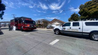 Emergency crews respond to a hazmat incident in San Pablo. (Aug. 2, 2023)