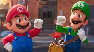 Chris Pratt and Charlie Day voice Mario and Luigi in Universal and Illumination’s “The Super Mario Bros. Movie.”