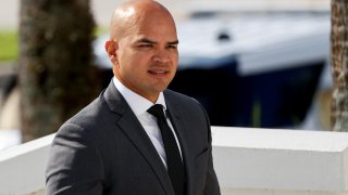 Walt Nauta, personal aide to former U.S. President Donald Trump, arrives at Alto Lee Adams Sr. U.S. Courthouse, in Fort Pierce, Florida, U.S. August 10, 2023.