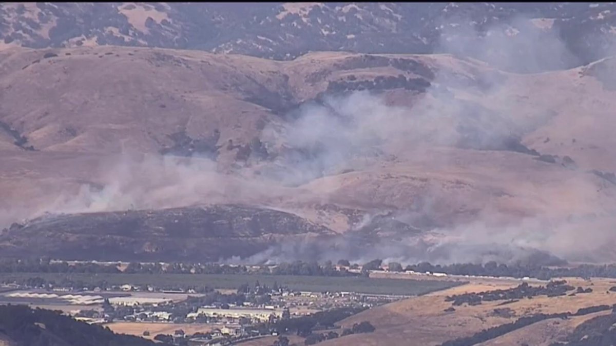 Crews battle brush fire in Morgan Hill area – NBC Bay Area