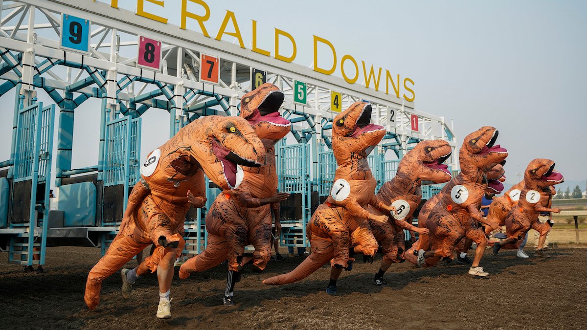 T-Rex's race to photo finish at Washington state track – NBC Bay Area