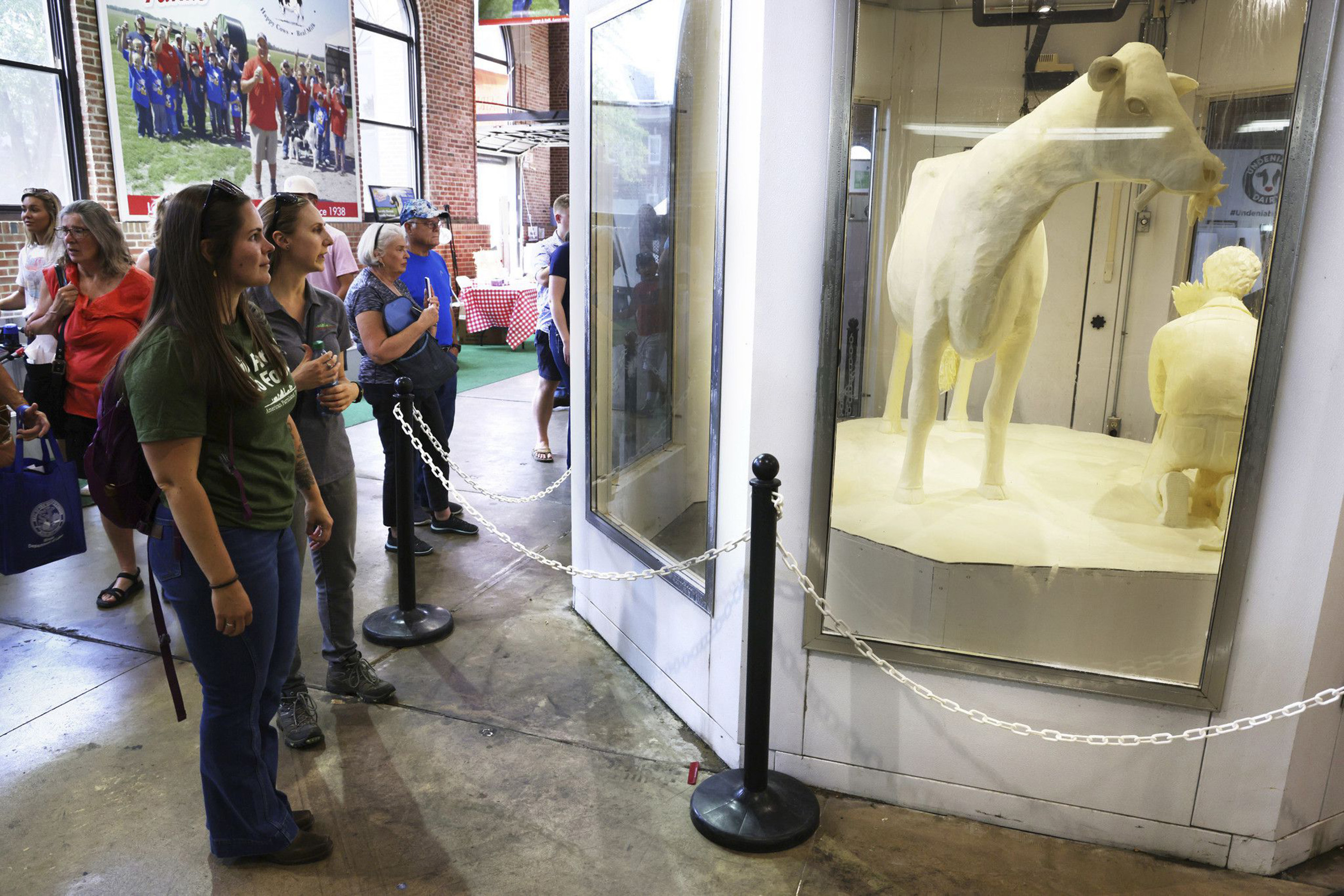 State fair butter cows aren't made entirely out of butter — and
people are udderly shocked